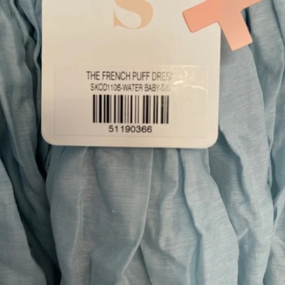 Selkie The French Puff Dress Water Baby Organdy